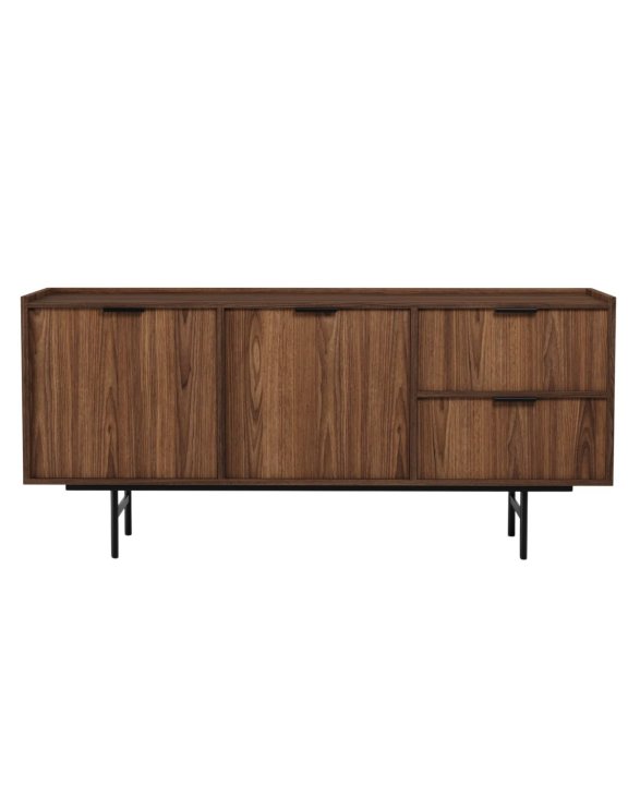 Komoda Edison Brown Warmia Walnut 2d2s